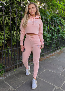 Pink gym on sale king tracksuit